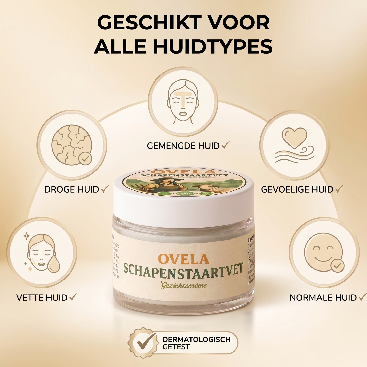 Ovela Schapenstaartvet crème